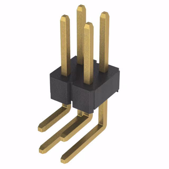 PH2RA-04-UA Adam Tech  Headers Male Pins